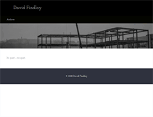 Tablet Screenshot of davidfindlay.org